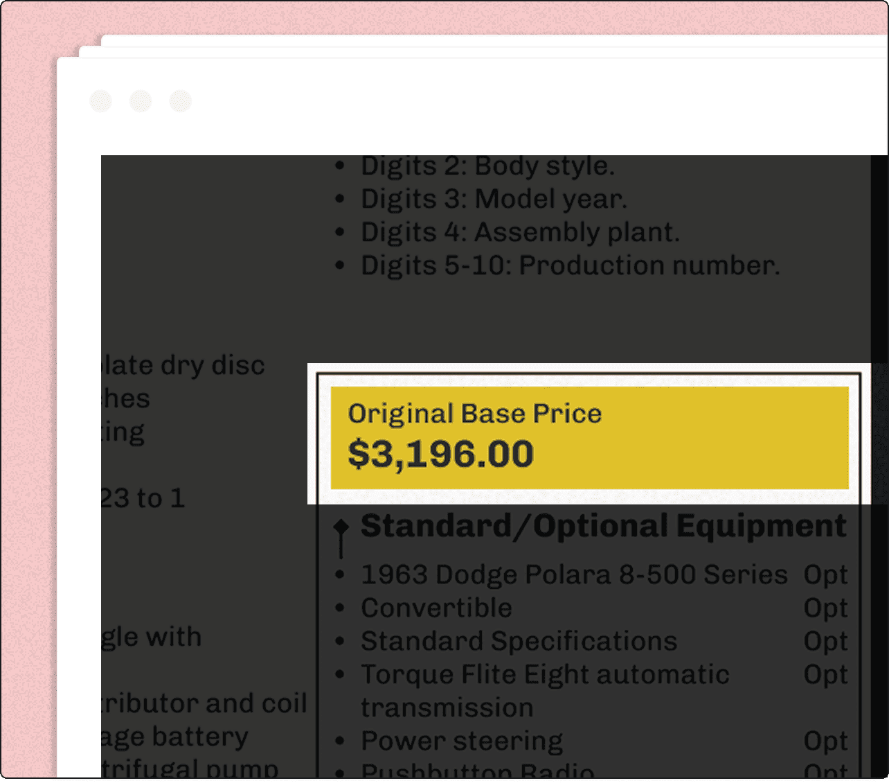Original base price